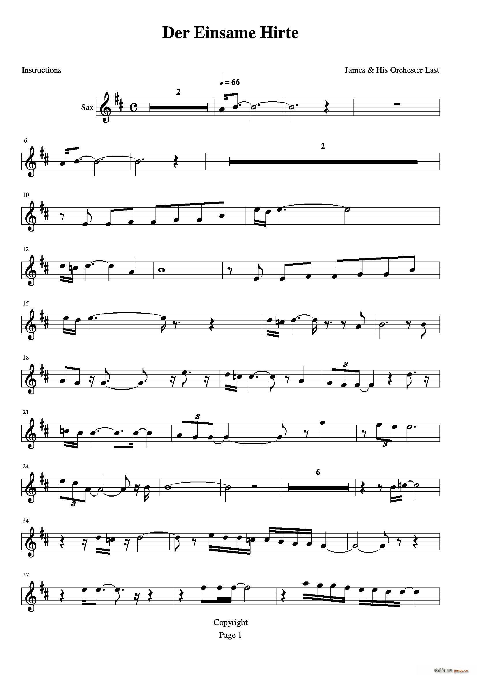 Der Einsame Hirte(十字及以上)1