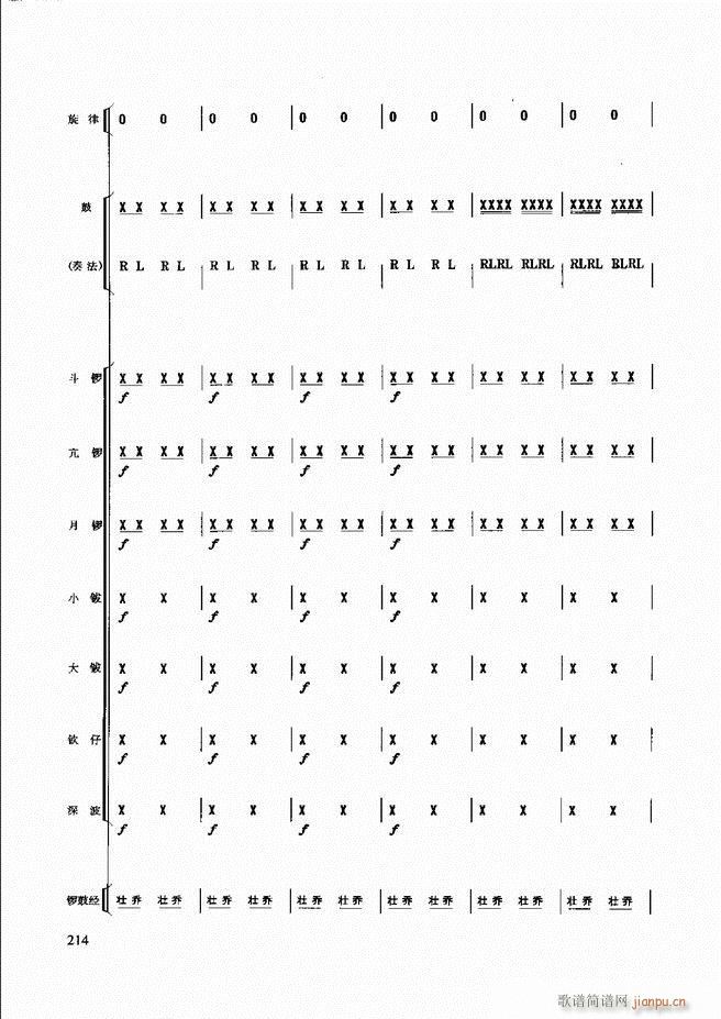民族打击乐演奏教程181 240(十字及以上)34