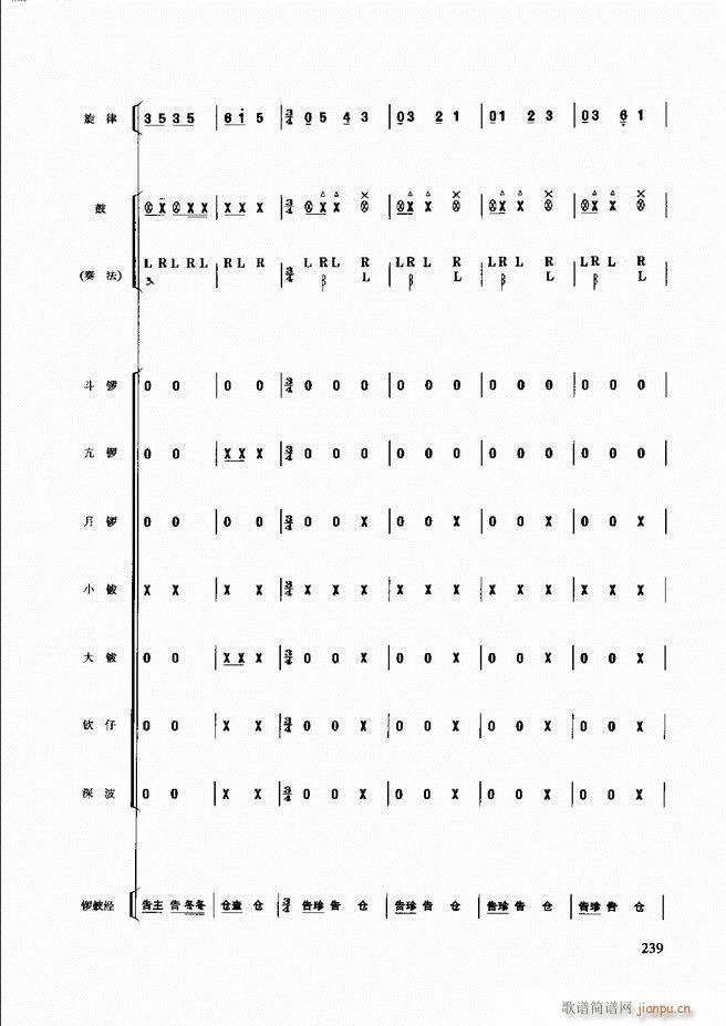民族打击乐演奏教程181 240(十字及以上)59