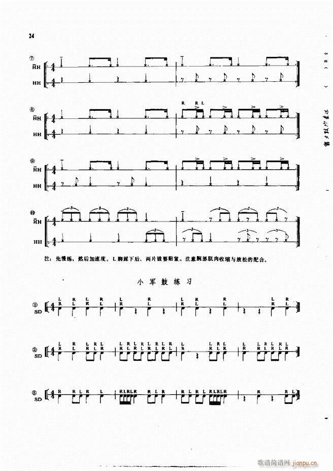 爵士鼓演奏法1 60(十字及以上)26