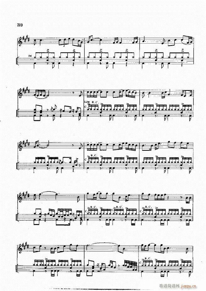 爵士鼓现代风格演奏教程181 215(十字及以上)30