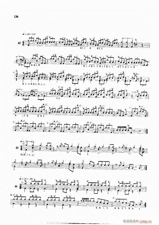 爵士鼓现代风格演奏教程121 180(十字及以上)16