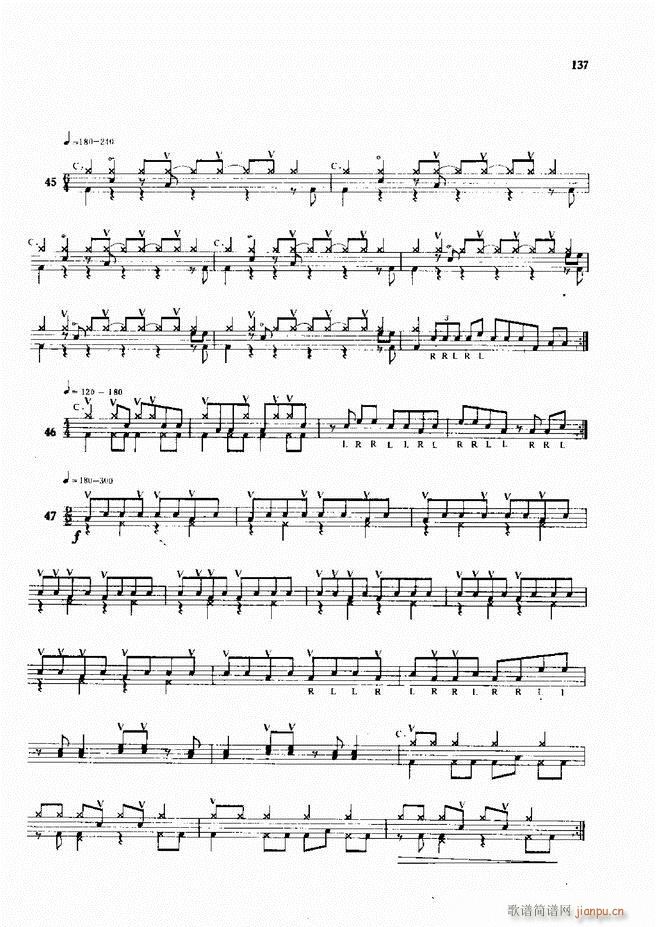 爵士鼓现代风格演奏教程121 180(十字及以上)17