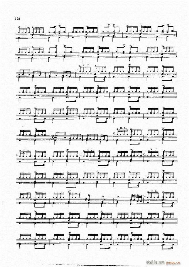 爵士鼓现代风格演奏教程121 180(十字及以上)55