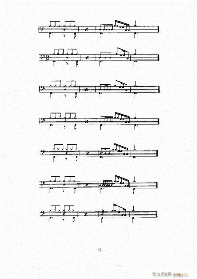 爵士鼓 目录 1 60(十字及以上)47