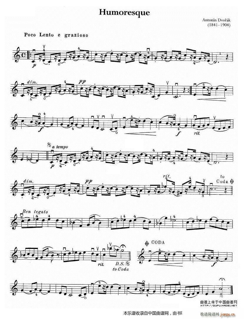 Humoresque 诙谐曲(十字及以上)1