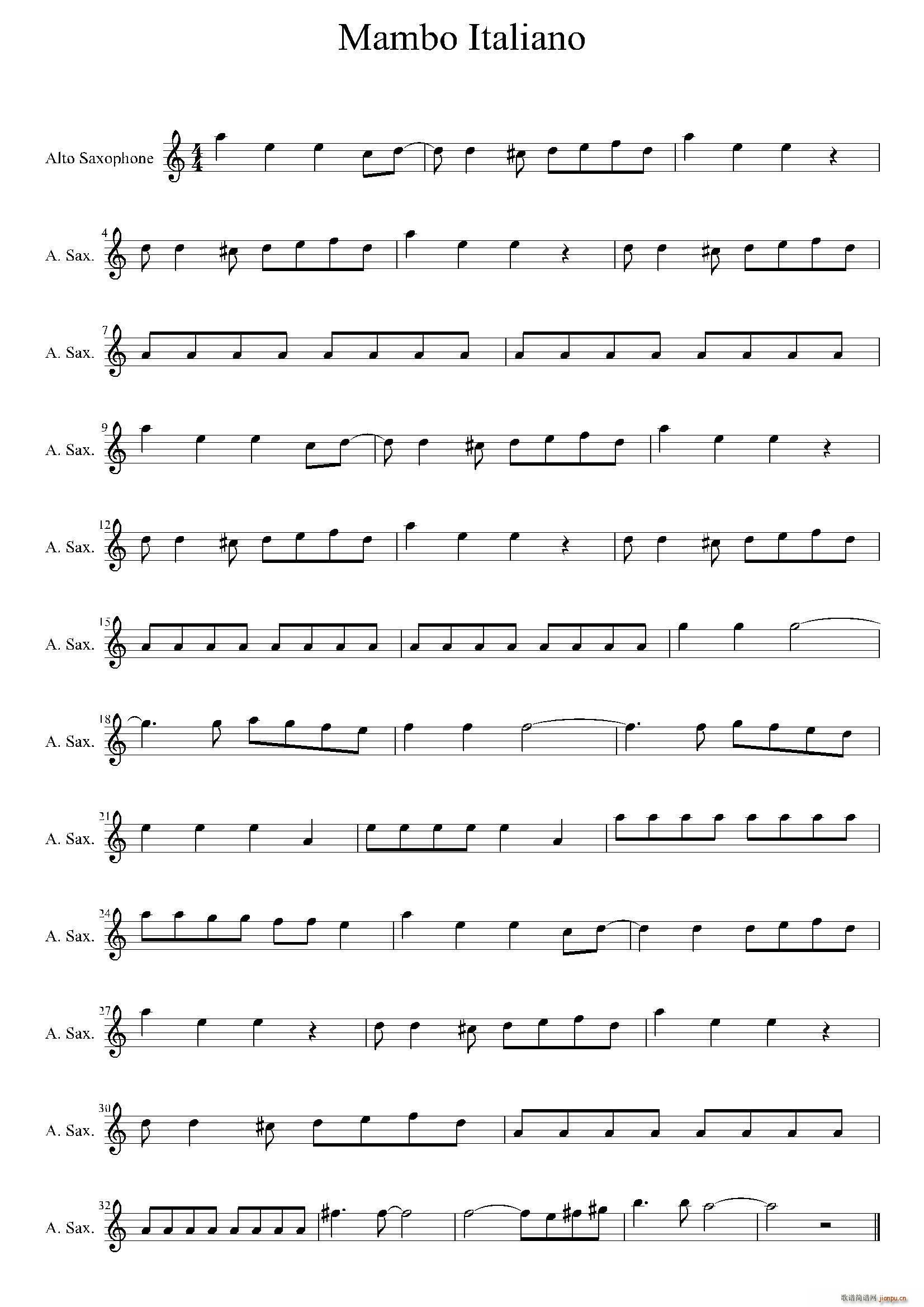 Mambo Italiano(十字及以上)1