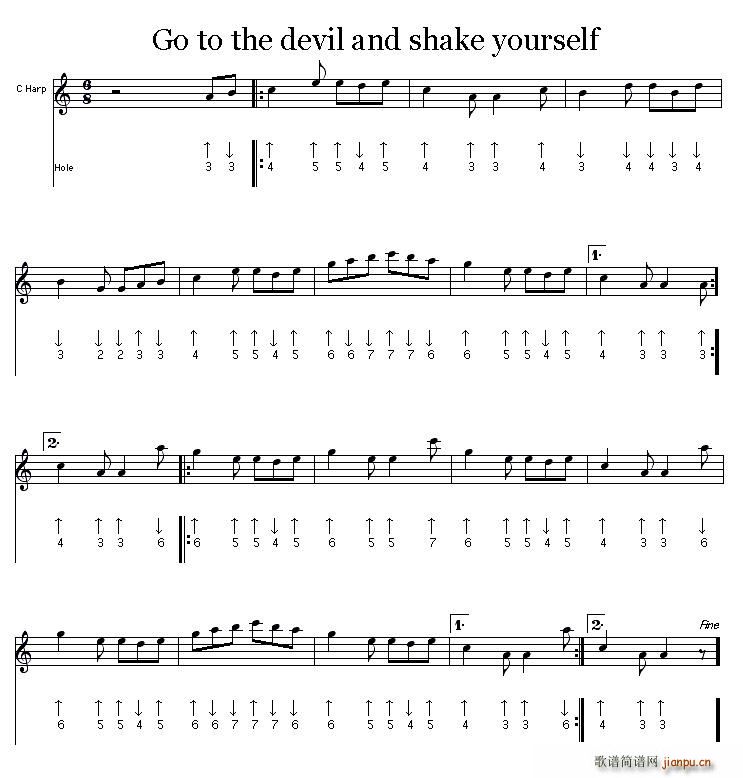 Go tu the deviland shake yourself 布鲁斯(十字及以上)1