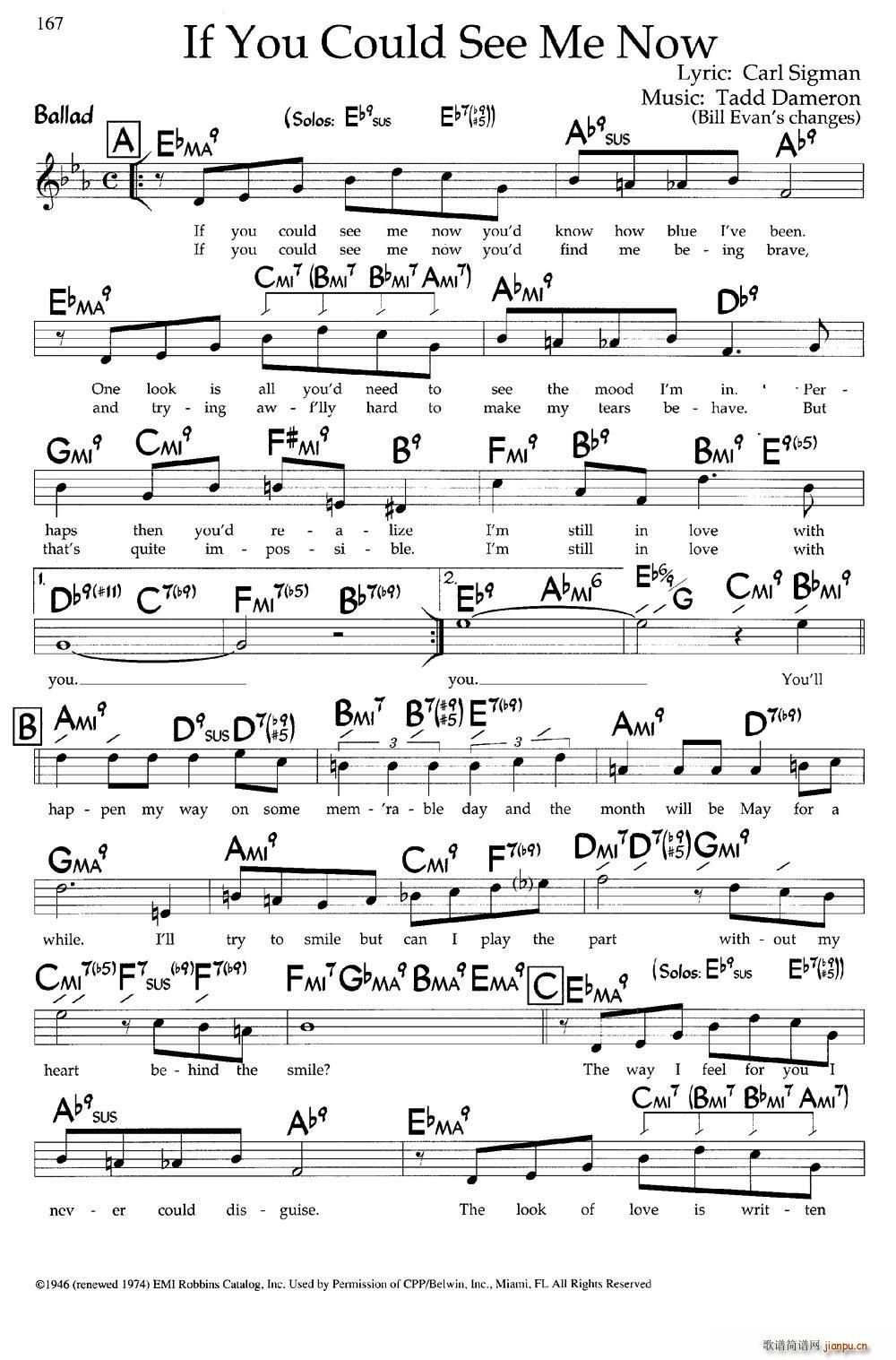 If You Could See Me Now 带和弦(十字及以上)1