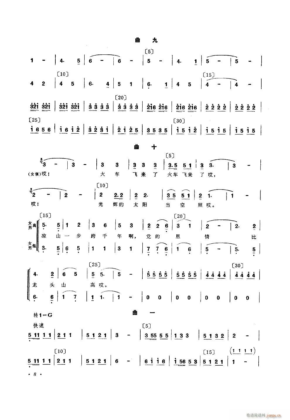 火车飞来大凉山 舞蹈音乐(十字及以上)8