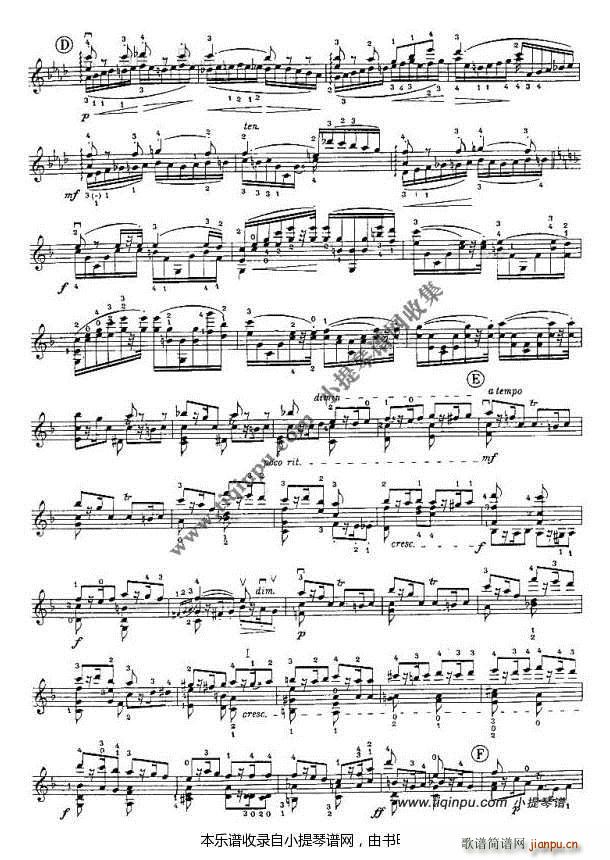 ERNST恩斯特 练习曲 第1首 献给劳伯(十字及以上)3