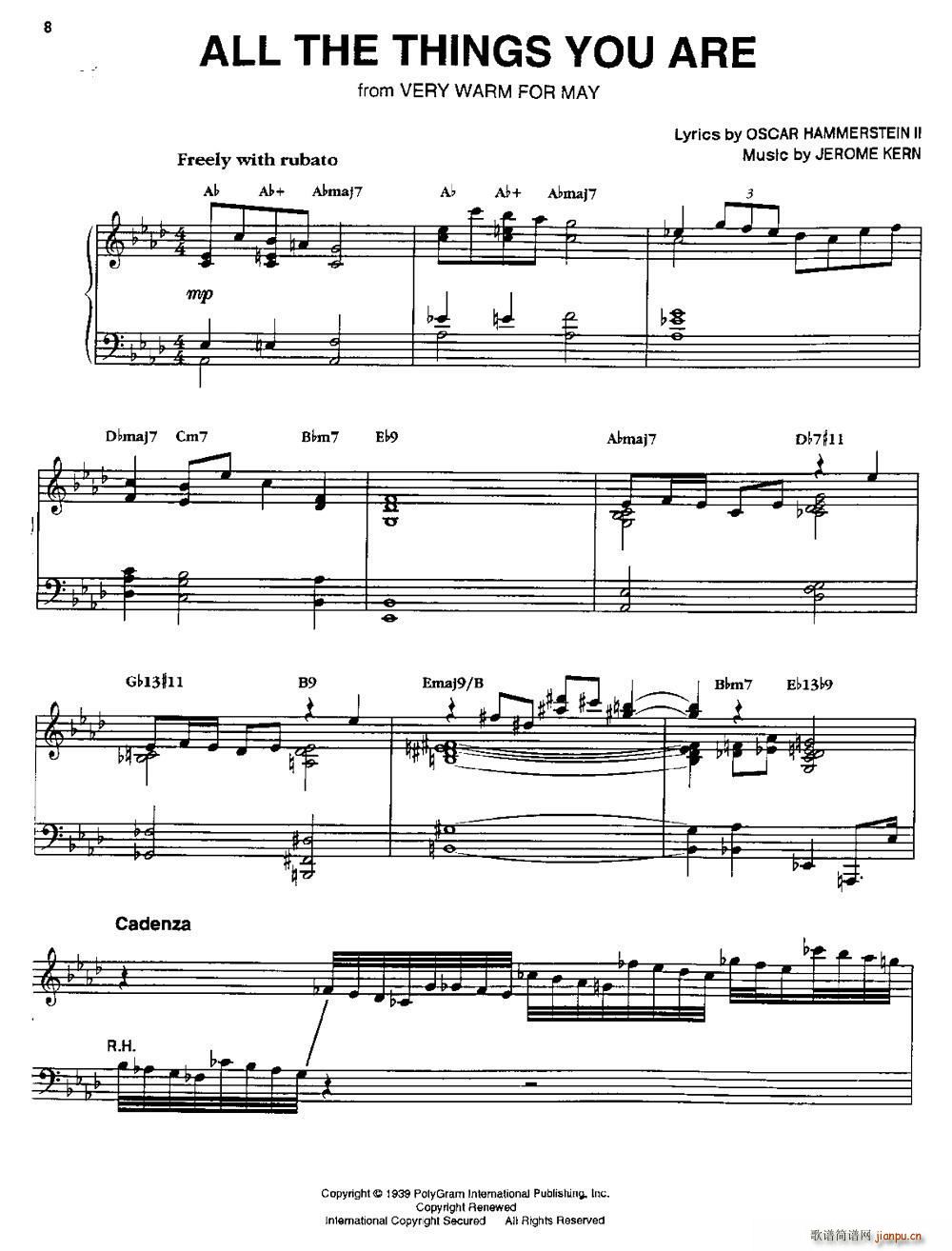 ALL THE THINGS YOU ARE 你就是一切(十字及以上)1