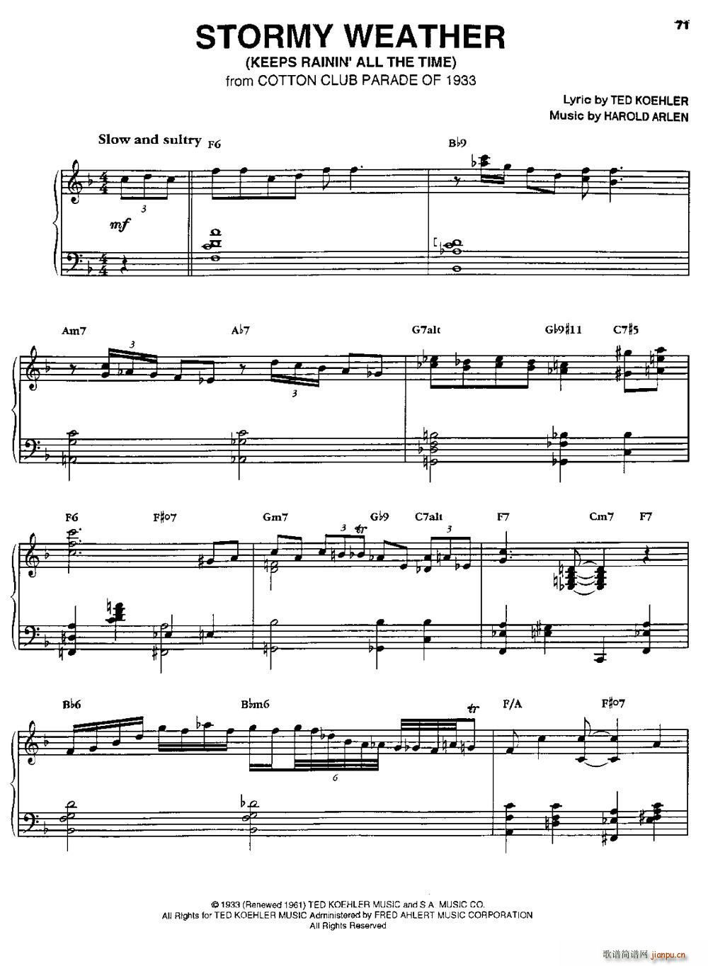 STORMY WEATHER(十字及以上)1