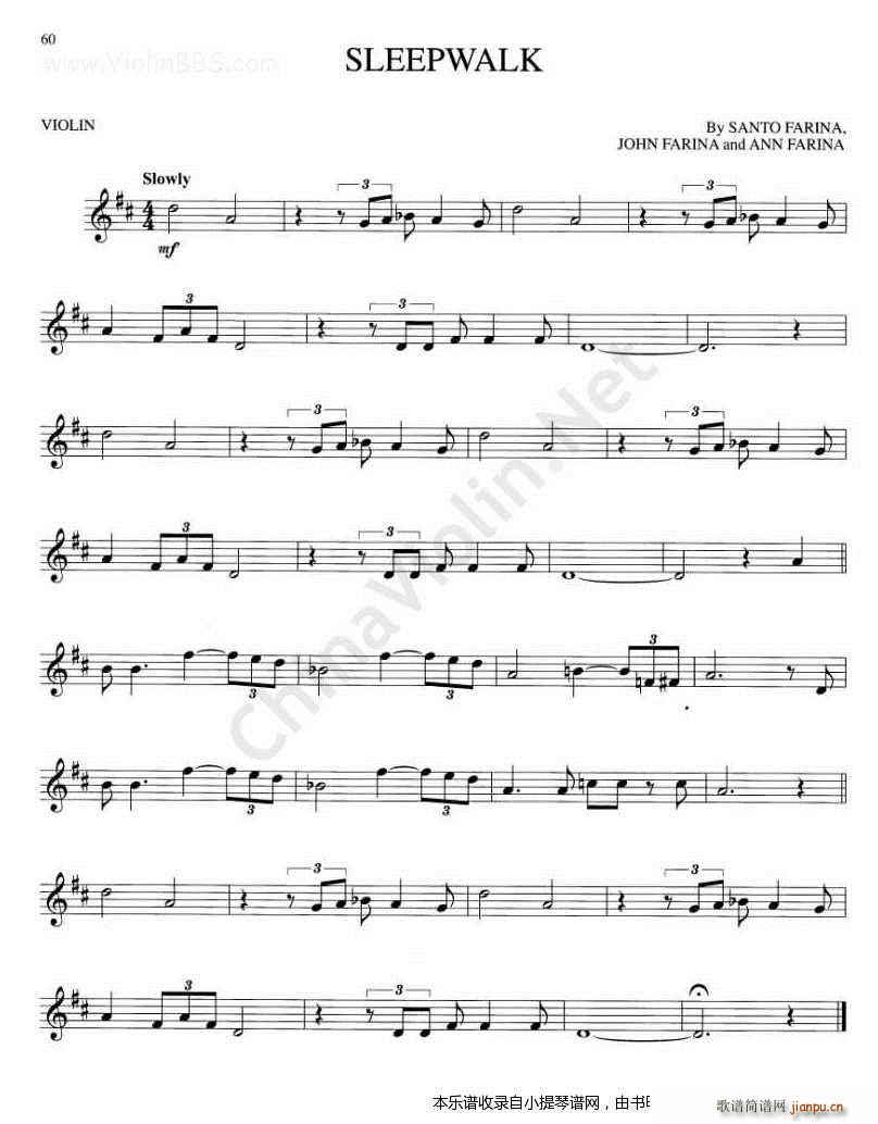 SLEEPWALK(九字歌谱)1