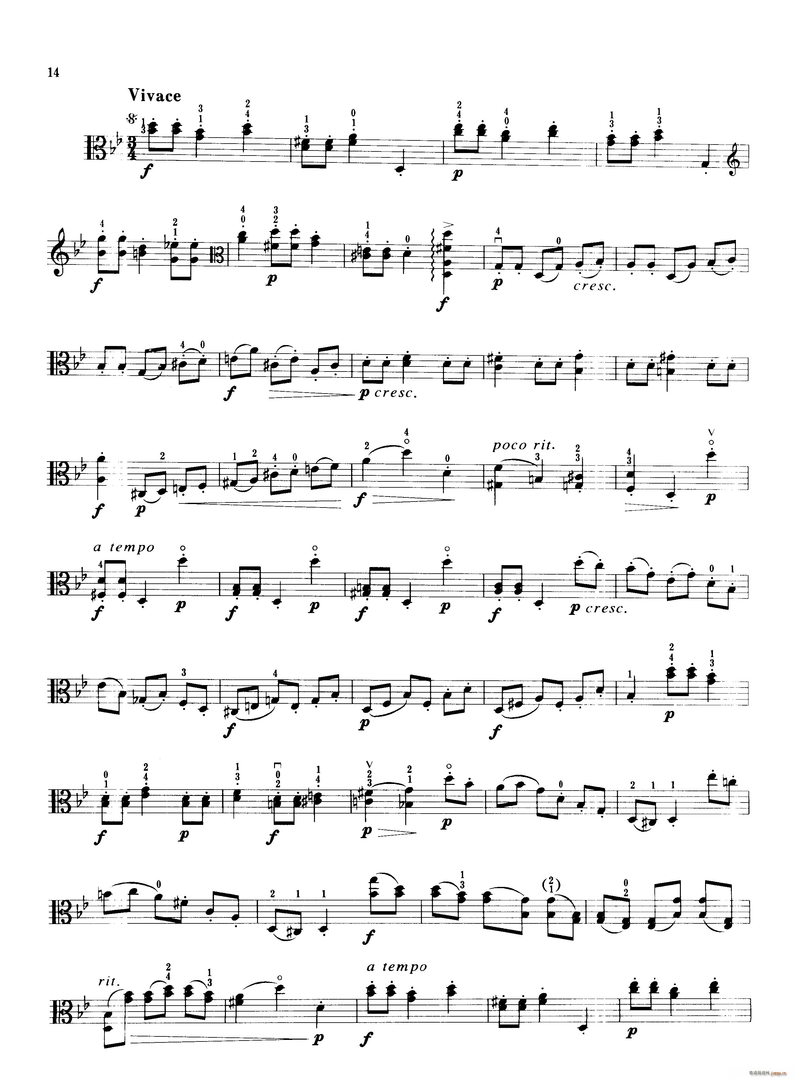 g小调组曲 提琴谱(九字歌谱)3