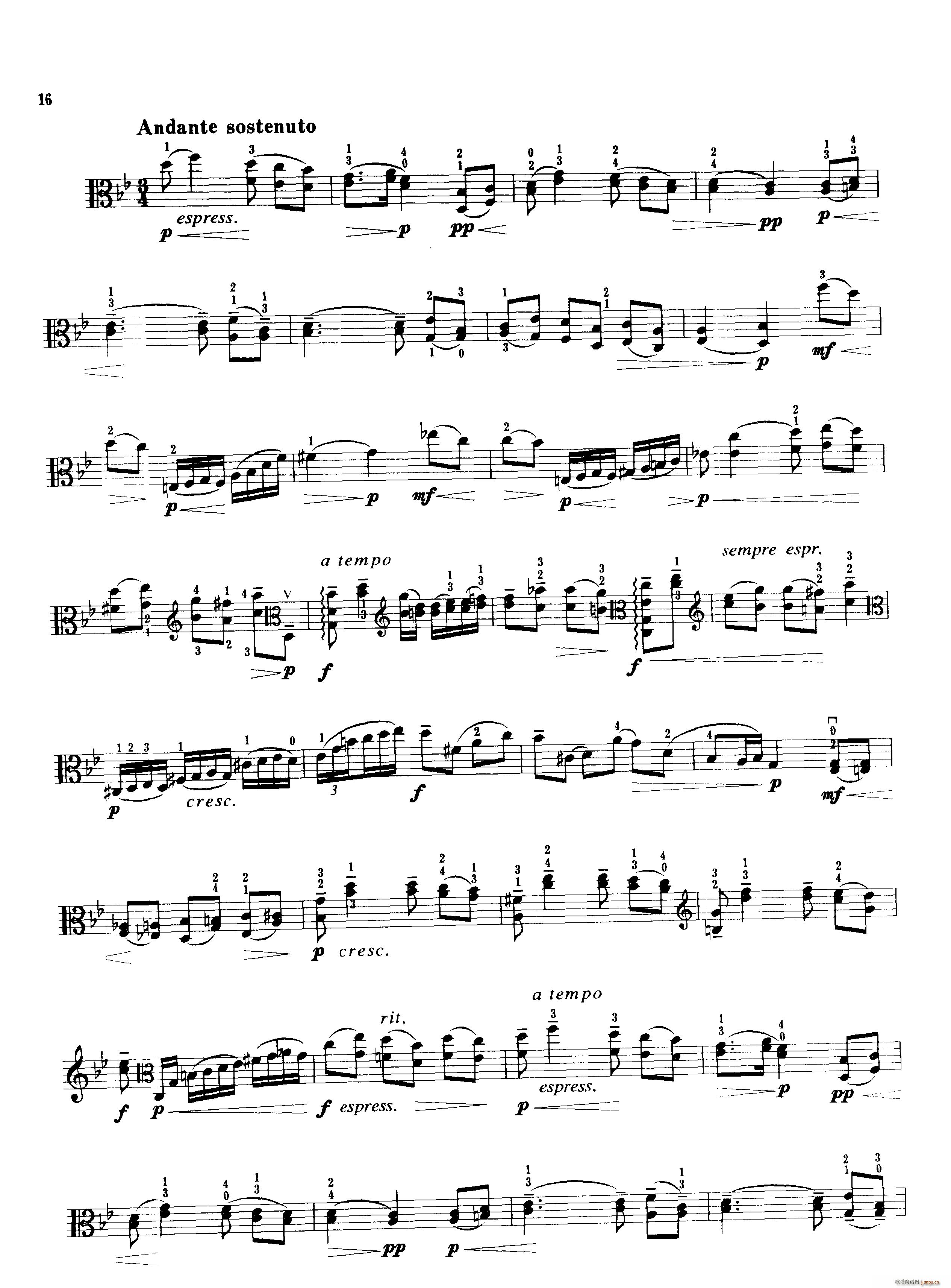 g小调组曲 提琴谱(九字歌谱)5