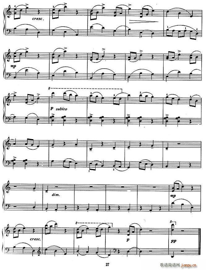 中国民歌主题变奏曲(九字歌谱)6