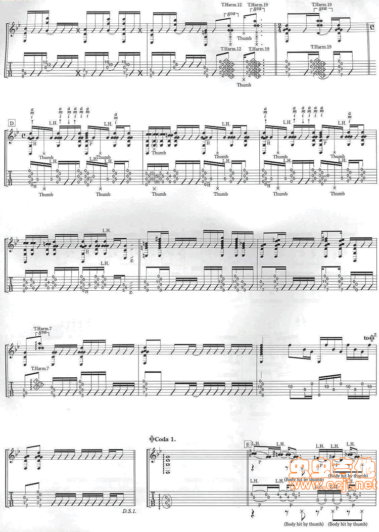 Hard Rain(九字歌谱)3