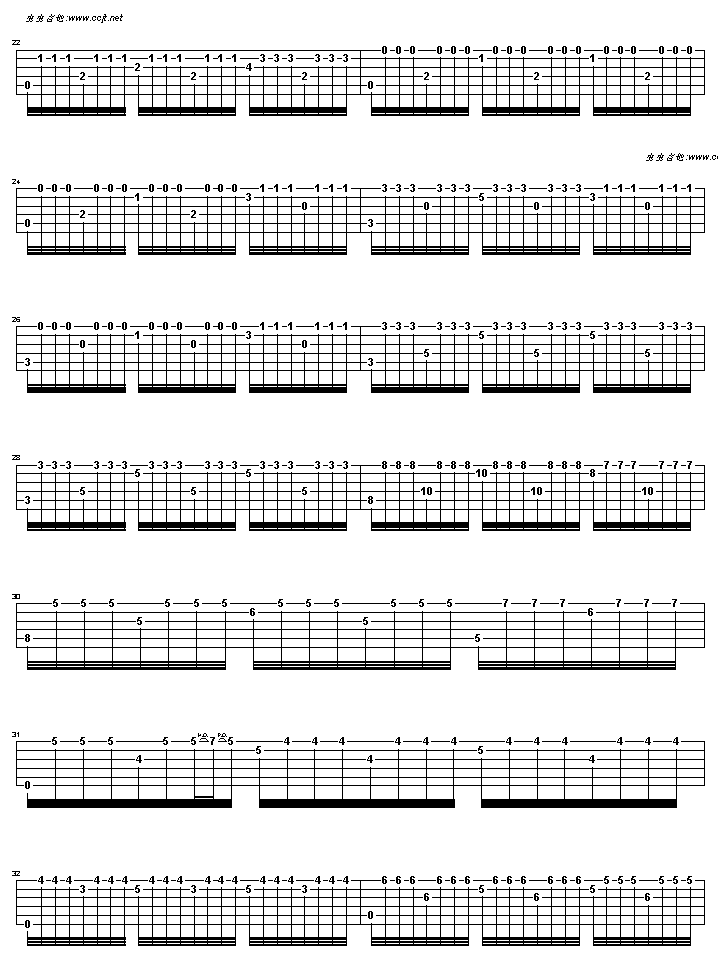 阿尔汉布拉宫的回忆(九字歌谱)3