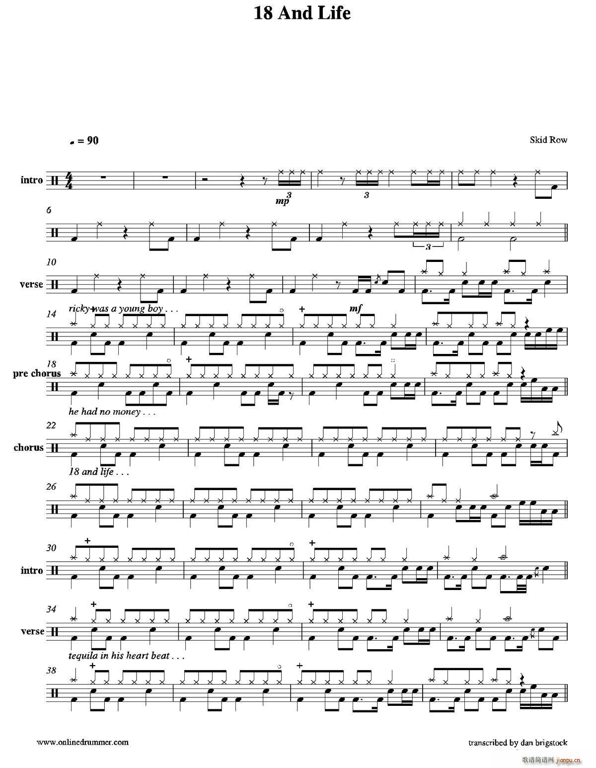 And Life(八字歌谱)1