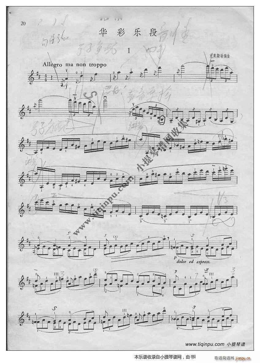 贝多芬小协的华彩(八字歌谱)1