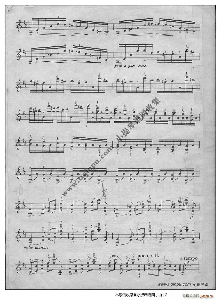 贝多芬小协的华彩(八字歌谱)5