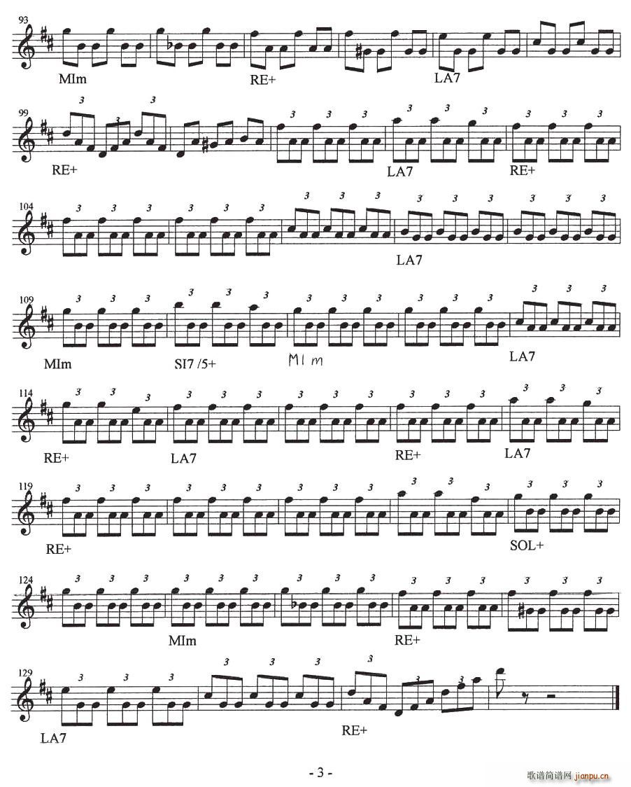 CLOCHARD(八字歌谱)3