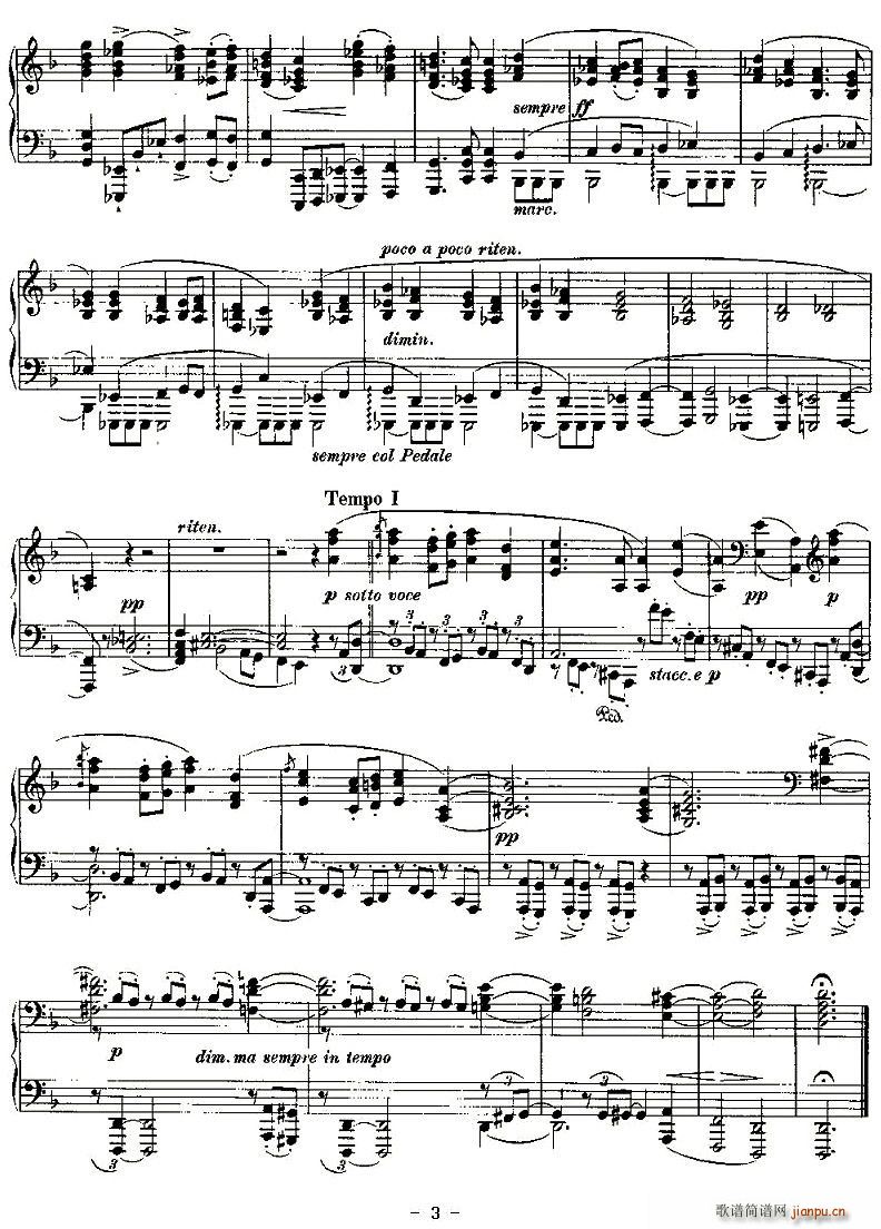 Ballades(八字歌谱)3