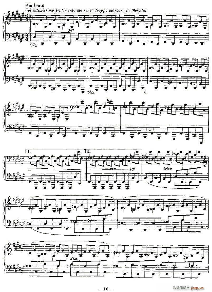 Ballades(八字歌谱)16