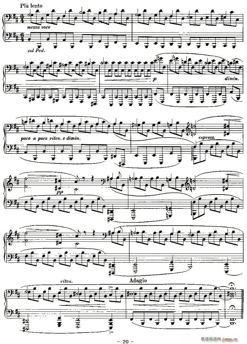 Ballades(八字歌谱)20