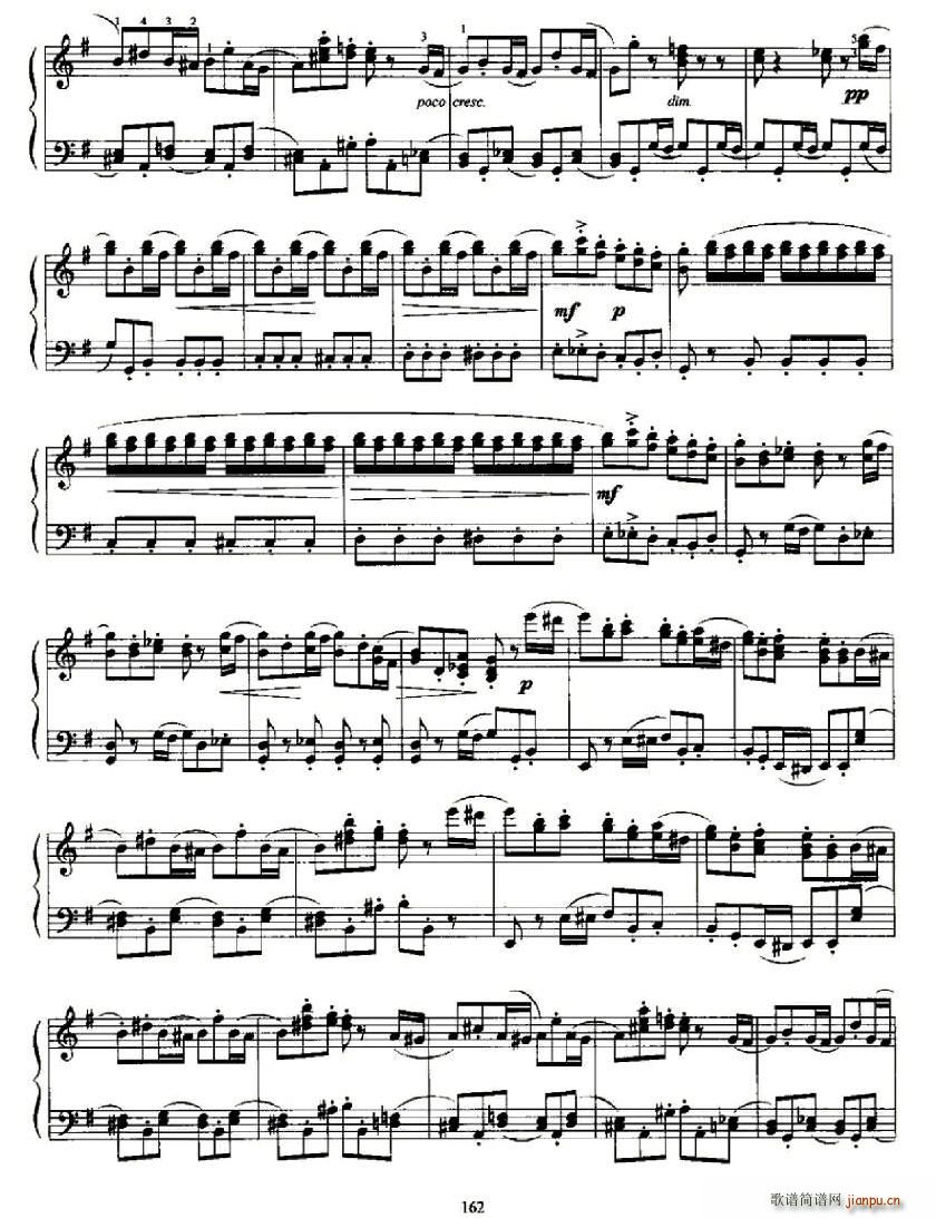 e小调随想回旋曲(八字歌谱)3