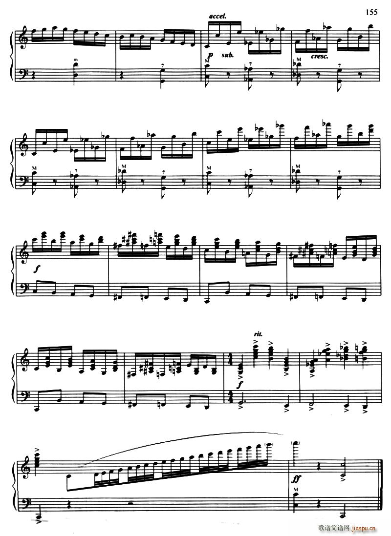 沿着彼得堡大街(七字歌谱)10