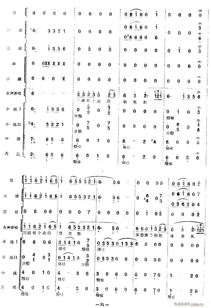 十大姐舞曲5(六字歌谱)1