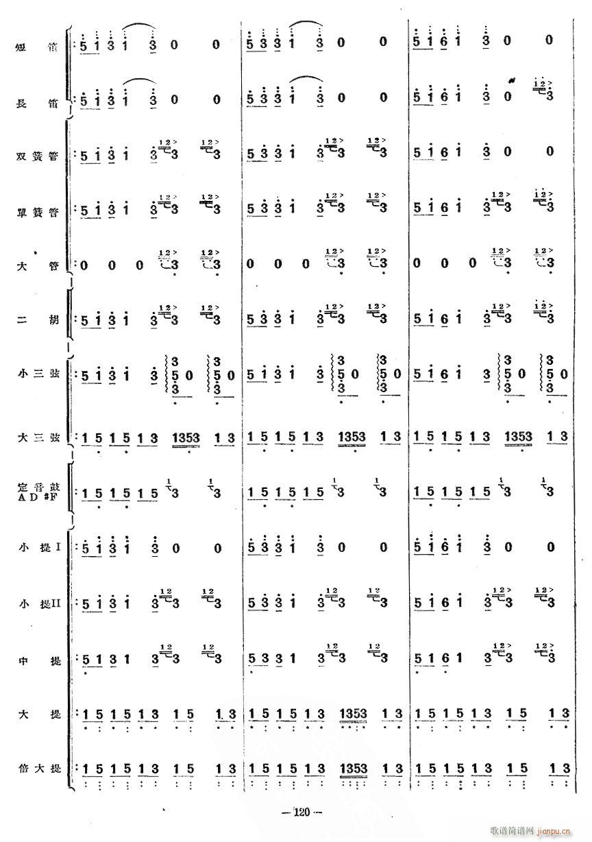 跳月舞曲10(六字歌谱)1