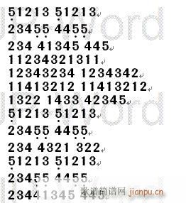 洛克人EXE(六字歌谱)1