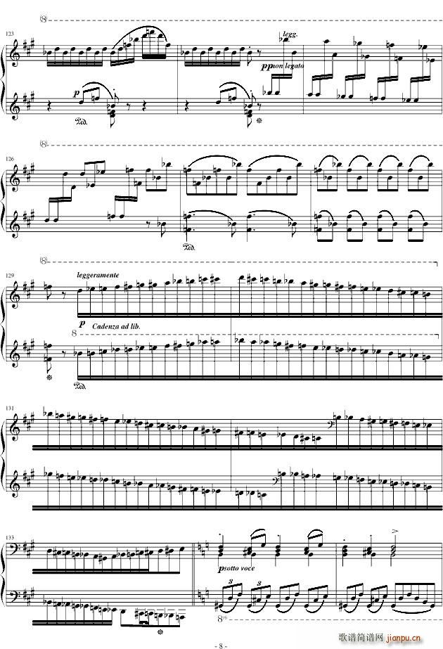 拉科奇进行曲(六字歌谱)8