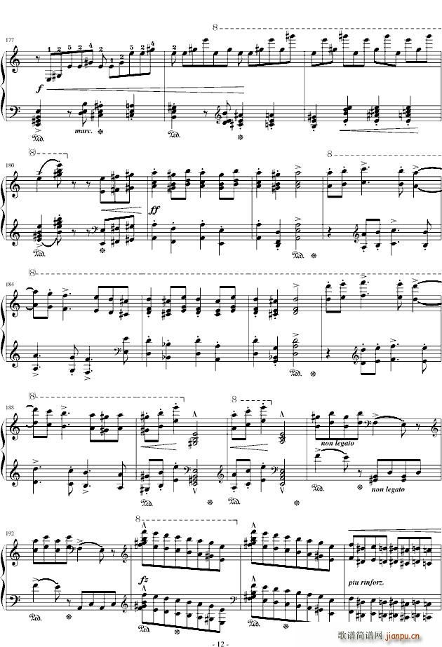 拉科奇进行曲(六字歌谱)12