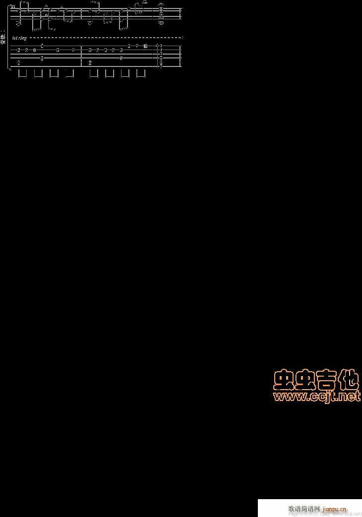 动漫—鸟之诗(六字歌谱)5