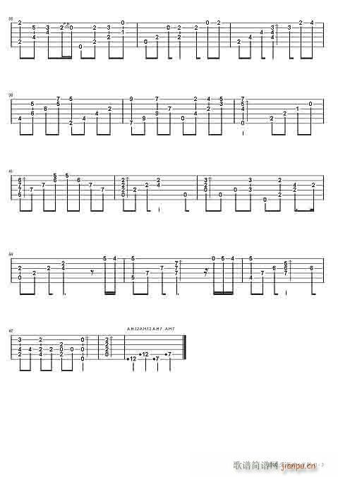 蓝色生死恋,(六字歌谱)3