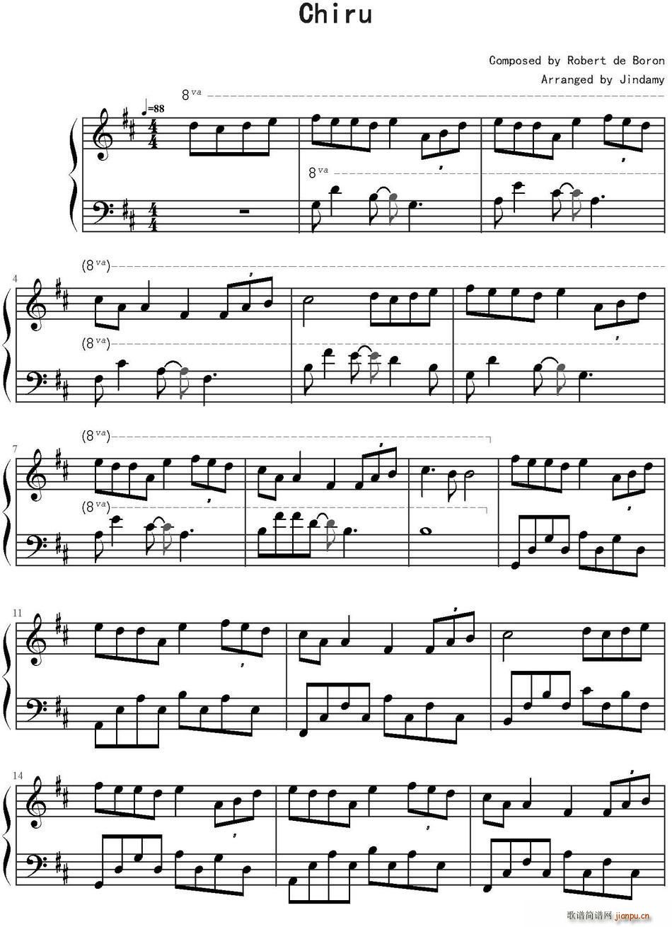 Chiru(五字歌谱)1