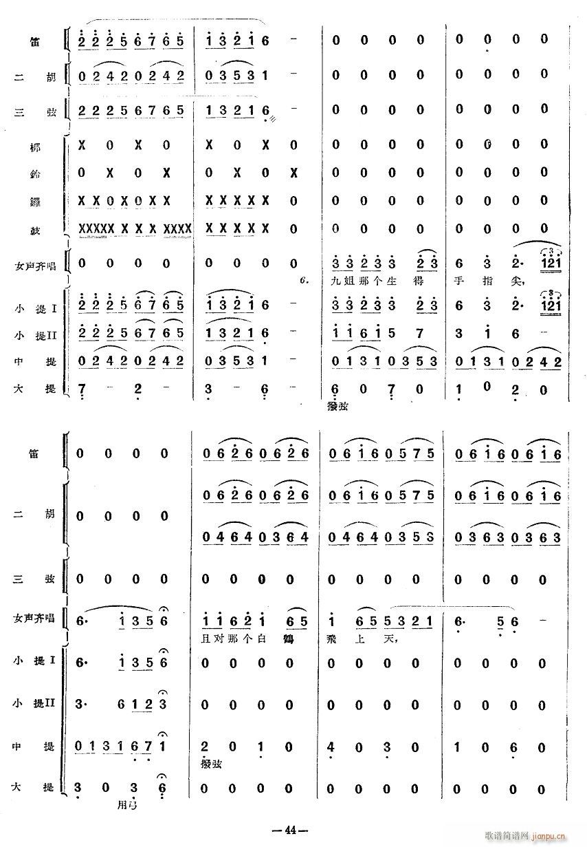 十大姐舞曲18(七字歌谱)1