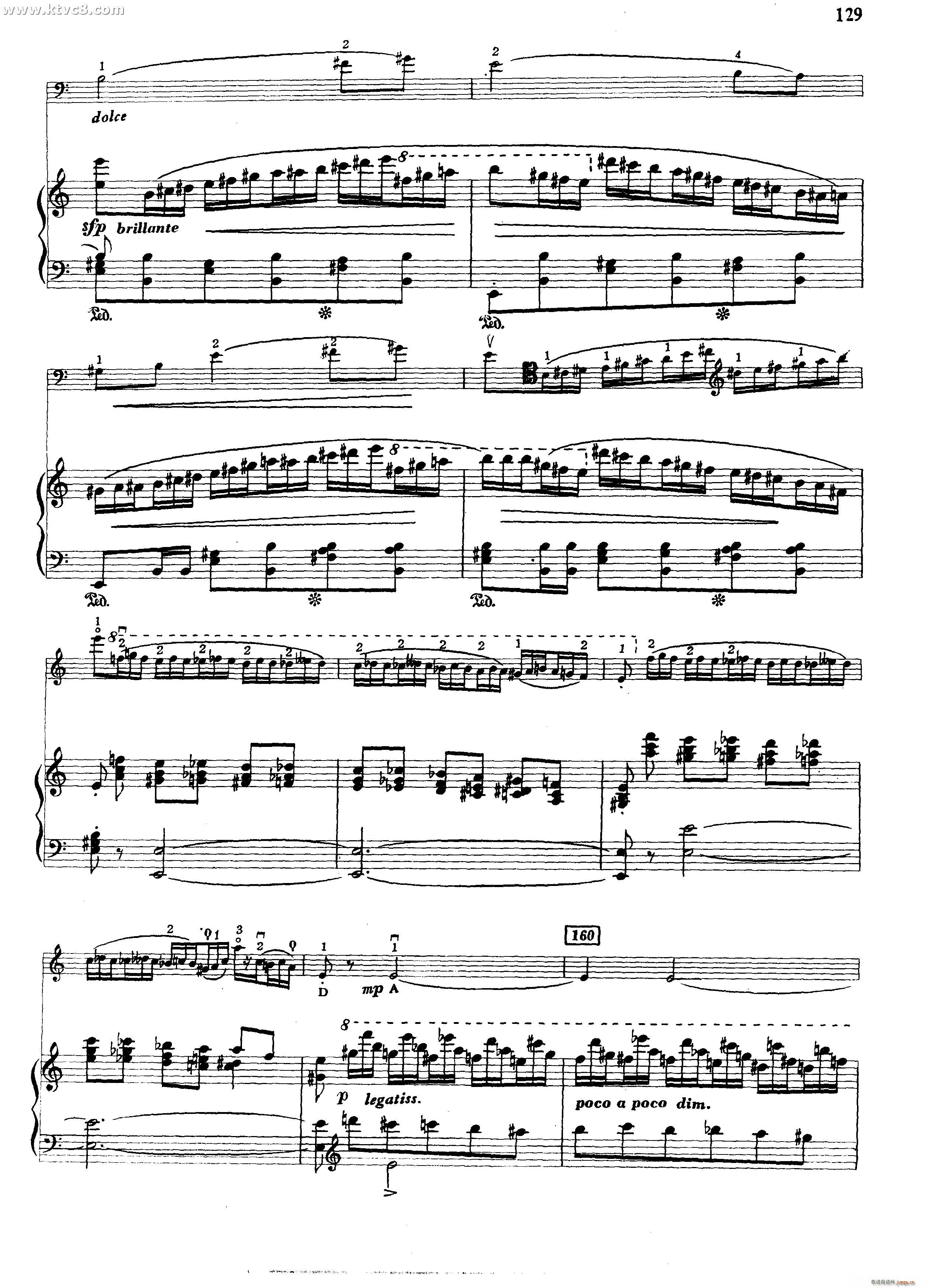 辉煌的波兰舞曲(七字歌谱)13