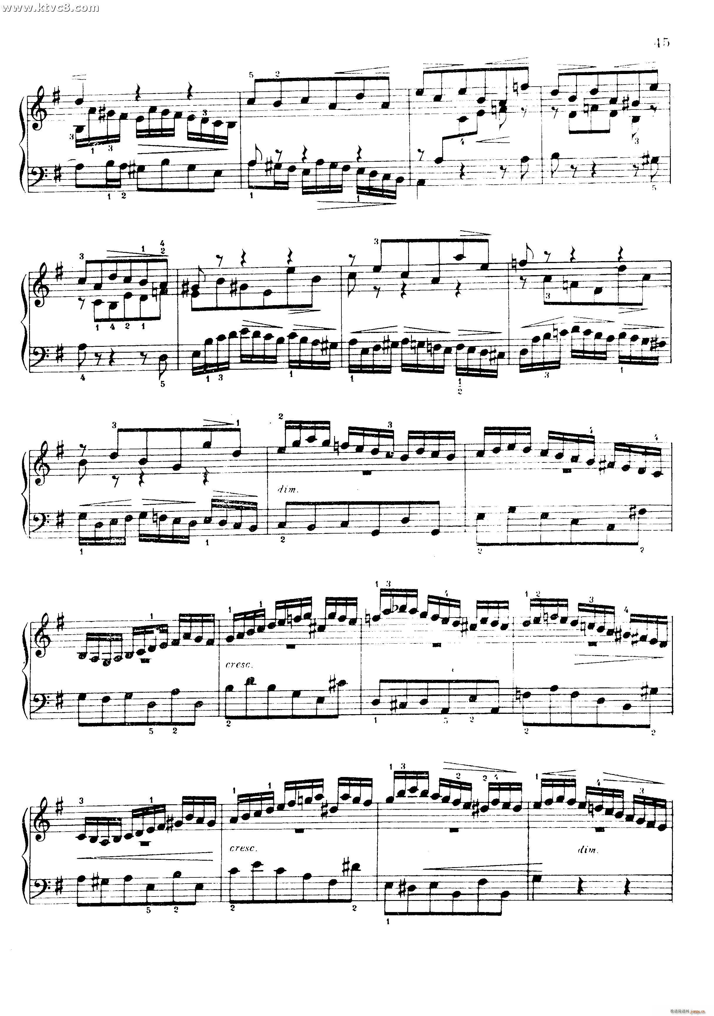 前奏曲与小赋格(七字歌谱)6