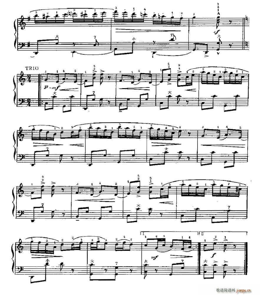 欢腾吧！华沙城(七字歌谱)3