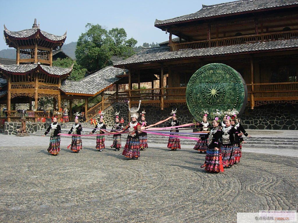 苗家爱上甘囊香(七字歌谱)3