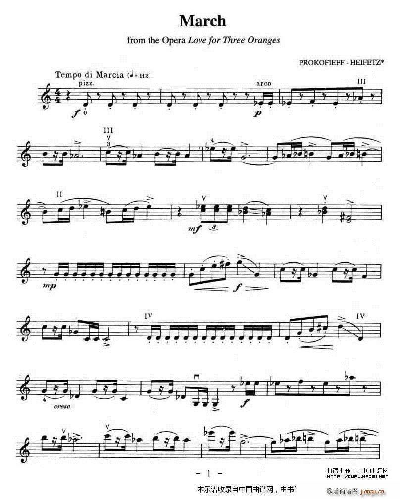 March(五字歌谱)1