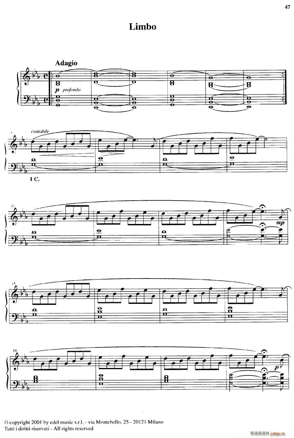 Limbo(五字歌谱)1