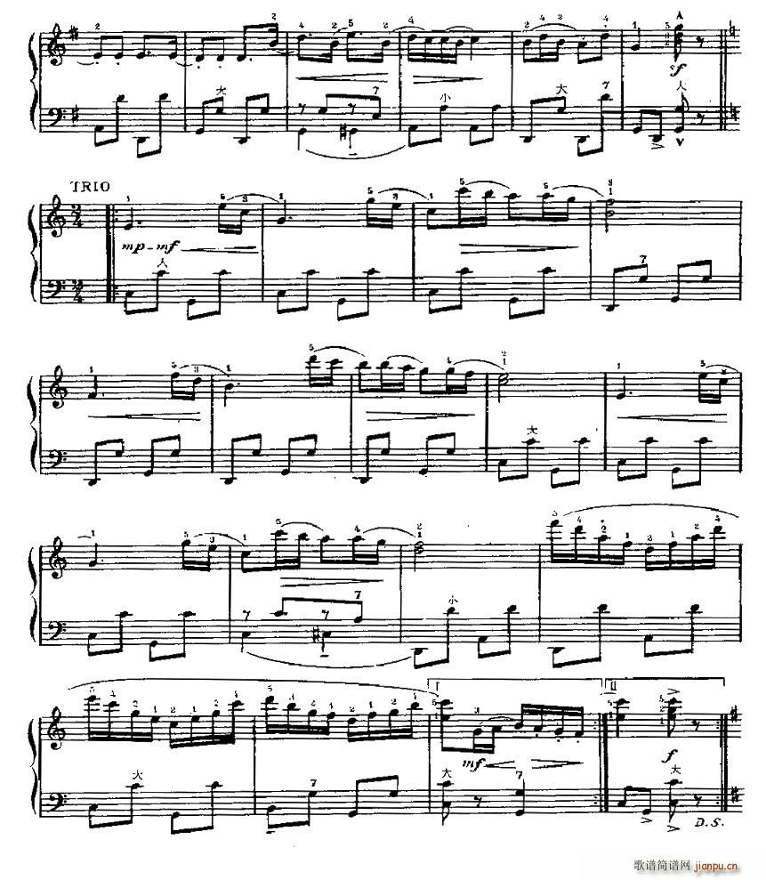 捷克人(三字歌谱)3