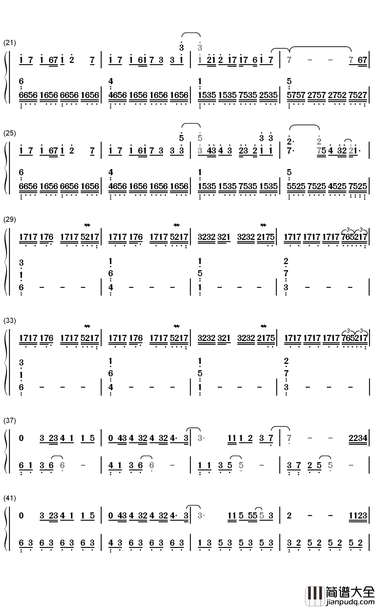 漂流简谱_张碧晨_心中有爱，方可风雨无阻