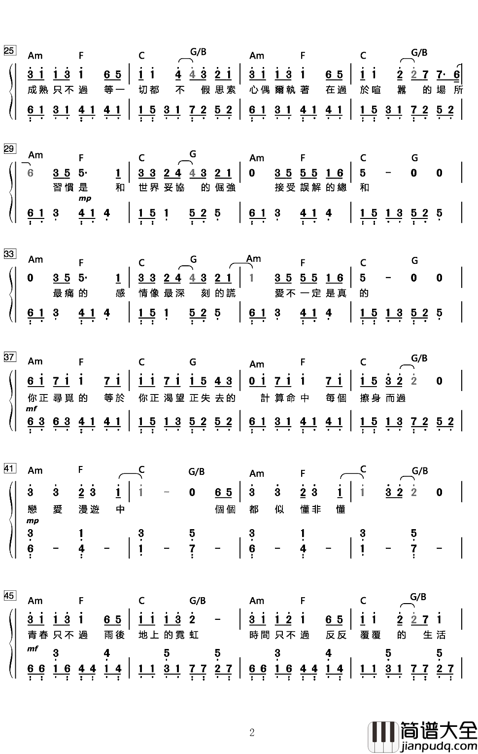 青春迷失的咖啡馆简谱_王心凌_在青春迷失的咖啡之中，找到你的曾经的光年
